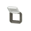 Plexo55 Program Mosaic adapter SQ70/SQ70 antracit csapófedéllel LEGRAND