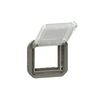 Plexo55 Program Mosaic adapter SQ70/SQ70 antracit zárható csapófedéllel LEGRAND