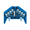 Potenciálelosztó TS35 4-szintes 17.5A 0.5-1.5mm2 kék dugaszolós PPV 4 BL 35X15 DGR Weidmüller