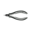Oldalcsípő fogó precíziós-elektronikai ESD 64HRC max.d0,8mm szürke normál 125mm KNIPEX