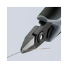 Oldalcsípő fogó precíziós-elektronikai ESD 64HRC max.d0,8mm szürke normál 125mm KNIPEX