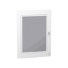Ajtó átlátszó 4x24M színtelen üveg IP40 550mm x 750mm PrismaSeT XS Schneider