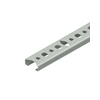 Profilsín perforált 2m C-profil 20mm x 8mm szalaghorganyzott acél 2000mm sima 2910/2 SQA Niedax
