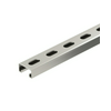Profilsín perforált 3m C-profil 41mm x 21mm x nemesacél 2mm-va/anyag MS4121P3000A4 OBO-BETTERMANN