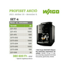 Profiset SET-4 4700db vezetékösszekötő + Krups kávéfőző  WAGO