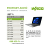 Profiset SET-7 8800db vezetékösszekötő + HP laptop  WAGO