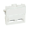 Mosaic adatcsatlakozó dugalj UTP 2M RJ45 8(8) Cat5e fehér bepattintás LEGRAND