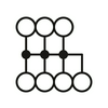 Elosztóblokk 1-szint 7-poz 0.14-2.5mm2/érvéghüvely 24A PTFIX 6/6X2,5-FE PHOENIX CONTACT