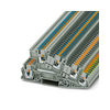 Háromszintes sorkapocs 2,5mm2 TS35 20A 400V dugaszolható szürke PTI 2,5-PE/L/N PHOENIX CONTACT