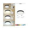 LED kültéri mennyezeti lámpatest kerek 3CCT falonkívüli 1x 24W 230V AC 2500lm 2804-6000K IP44 20000h Tartu RÁBALUX