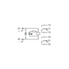 Relémodul aljzattal 2v rugószorításos 8A 24VDC monostabil IP20 LED WAGO