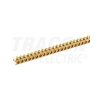 Réz (Cu) sorkapocssín N/PE 101x25mm2-csatl 63A 6.3mm x 10mm x 1000mm TRACON