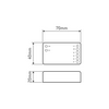 RF LED vezérlő WiFi Tuya 4-csatorna DIM 2,4GHz 20m állandó áramú 192-384W Variante LED line