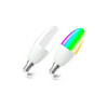 RF okos LED lámpa WiFi+eWeLink-Remote RGB CCT B36 gyertya 5W- E14 470lm DIM AC RGBW E14 SmartWise