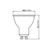 RF okos LED lámpa WiFi+eWeLink-Remote RGB CCT B37 tükrös MR16 5W- GU10 470lm RGBW GU10 SmartWise