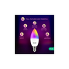 RF okos LED lámpa WiFi Tuya Matter RGB B37 gyertya 4,5W- E14 470lm 200-230V AC 30000h P4 nous