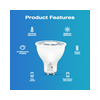 RF okos LED lámpa ZigBee Pro RGB CCT tükrös MR16 5W- GU10 300-450lm DIM 100-240V 9114E GLEDOPTO