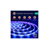 RF okos LED szalag készlet WiFi Tuya RGB 5m +vezérlő +táp öntapadó 3.5W/m RGB-fényű 12V F1 nous