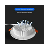 RF okos LED szpot lámpatest ZigBee3.0 Pro+RF RGB CCT lapos 12W 100-240V AC 900lm IP40 GLEDOPTO