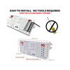 RF okos LED vezérlő ZigBee3.0 Pro+RF RGB(W)  CCT 1xDI 5in1 12-24V 0-20000mA IP20 9154-51 GLEDOPTO