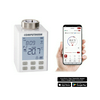RF szelepmozgató radiátorra programozható (Bluetooth, Amazon, Google) napi/heti M30x1,5-csatlakozó 4.5V IP30 Q15 Wi-Fi QUANTRAX