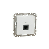 SednaÚj adatcsatlakozó dugalj UTP RJ45 8(8) Cat6A(IEC) süllyesztett fehér Schneider