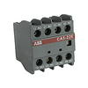 Segédérintkező blokk kontaktorhoz előlapra 2-z 2-ny 4A/AC15/230V csavaros CA5-22E ABB