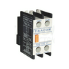 Segédérintkező blokk TR1D/E-hez előlapra 2-z 2A/AC15/230V csavaros TRACON