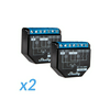 RF kapcsolórelé WiFi+Bluetooth 2db 16A/240VAC 10A/24VDC +fogyasz.mérés beépített Plus2PMx2 Shelly