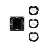 Shelly Wall Switch fali kapcsoló 1 gombos fekete