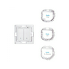 Shelly Wall Switch fali kapcsoló 2 gombos fehér