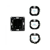 Shelly Wall Switch fali kapcsoló 2 gombos fekete