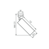LED szpot lámpatest TEAR-sínre PAR16 GU10 10W 220-240V AC alumínium IP20 ATL2 GU10-W KANLUX