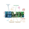 SmartWise 5V-32V két áramkörös WiFi-s NO/NC relé