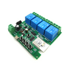 SmartWise 5V-32V négy áramkörös Zigbee+RF NO/NC relé