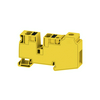 Sorkapocs elosztóblokk 4x10mm2 1-szint 110A sárga csavaros AWPD 35 4X10 FE Weidmüller