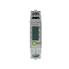 Sorolható fogyasztásmérő 1F LCD kétirányú RS485 MODBUS elektronikus 5A 230V direkt 1-fázis LOXONE