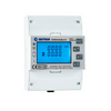Sorolható fogyasztásmérő 3F LCD MID kétirányú impulzusadós RS485 MODBUS 100A direkt 400V/ Eastron