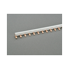 Sorolósín csapos 1F 1P 100A 25mm2/ 997mm-hosszú szigetelt 18mm-osztás 4kV 55-készülékhez Comb-type busbar Wöhner