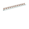 Fázissín 12db 1P kismegszakítóhoz, 10mm2, 63A, 12M, 210mm