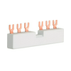Sorolósín villás 3F 3P 63A 10mm2 88mm szigetelt 43.75mm-osztás 4.5kV 2-készülék KD Hager