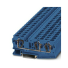Átmenő sorkapocs TS35 1-szintes 41A 0.25-6mm2 kék rugószorításos ST 6-TWIN BU PHOENIX CONTACT