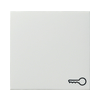 ST55 billentyű kulcs-jellel fényes fehér egyes kapcs/nyg.-hoz fehér kulcs/ajtó-jel IP20 GIRA