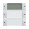 ST55 KNX érintőfedlap 2pár=4gomb/2modul +feliratmező +termosztát fehér GIRA