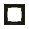 Suno keret mintás 1-egység vízszintes és függőleges műanyag fekete lakkozott LEGRAND