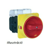 Szakaszoló fő- és vészkapcsoló 63A 3P 22kW/400VAC-3 beépíthető fix piros ML2-063-E-1850-HS MERZ