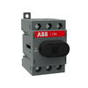 Szakaszoló főkapcsoló 40A 3P 11kW/400VAC-3 ráépíthető sorolható fix fekete OT40F3 ABB