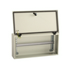 Szekrény fali teli ajtós acél 400mm 800mmx 150mmx IP66 szürke Spacial S3D Schneider