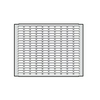 Szerelőlap állítható perforált acél 300mm x 505mm galvanizált Quadro Hager