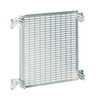 Szerelőlap állítható perforált acél 450mm x 500mm galvanizált Quadro Hager